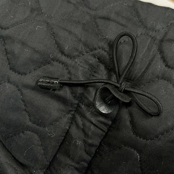 rag & bone Wool Coat 2 Black Hood Long Winter Womens Quilted Warm Parka Hooded - Picture 5 of 12